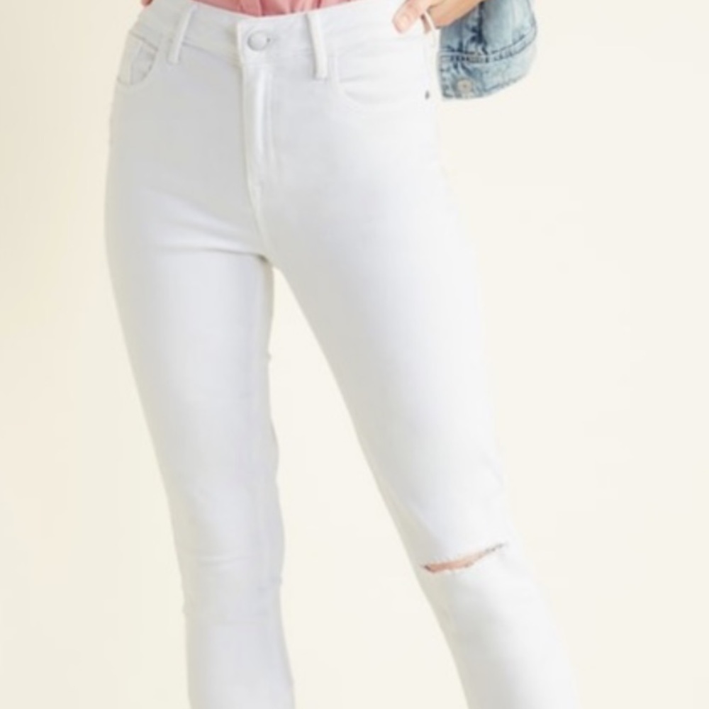 Old Navy Rockstar Super Skinny Jeans White